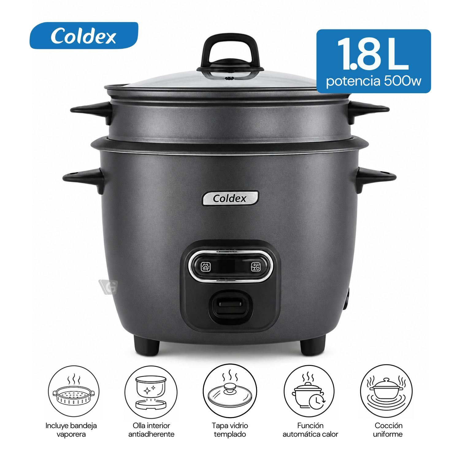 Arrocera Coldex 1.8L Con Vaporera CX OAV18